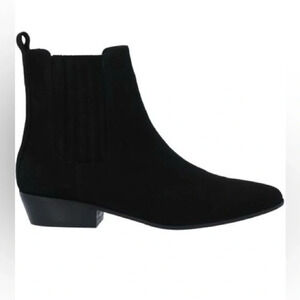 MARC ELLIS Women’s Ankle Boot Suede Leather‎ Black Italy $413 EU 36 US 6 Classic